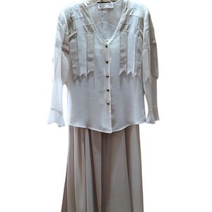 Vintage Dina Bar-el 2 Piece Outfit Including Top And Skorts